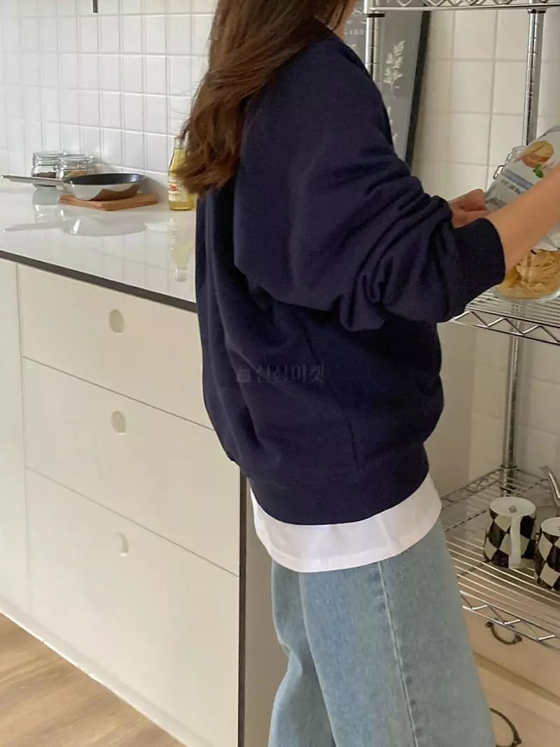 Tahiti - Korean Women Fashion - #vintageinspired - Million Sweatshirt