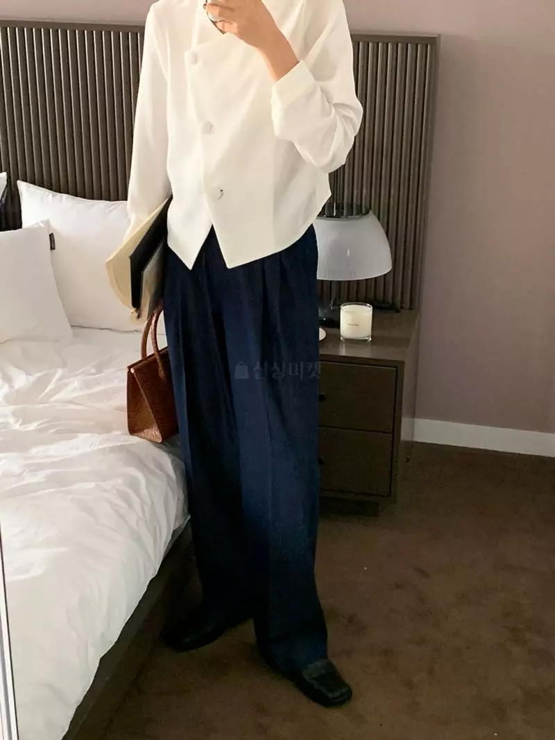 Tahiti - Korean Women Fashion - #vintagekidsstyle - White Pants - 9