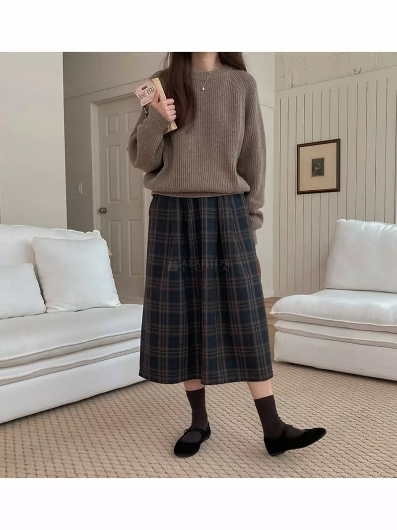 Tahiti - Korean Women Fashion - #vintageinspired - Berry Skirt - 4