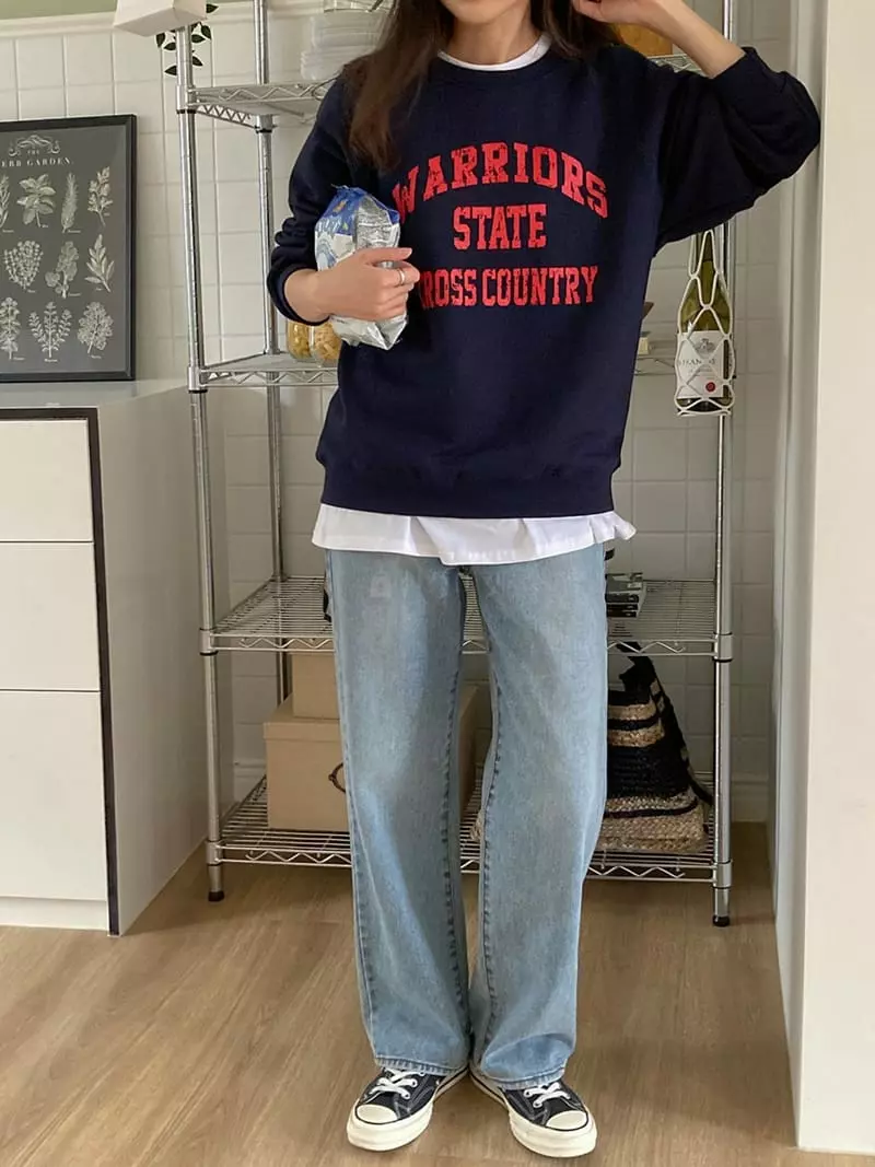 Tahiti - Korean Women Fashion - #vintagekidsstyle - Million Sweatshirt - 2