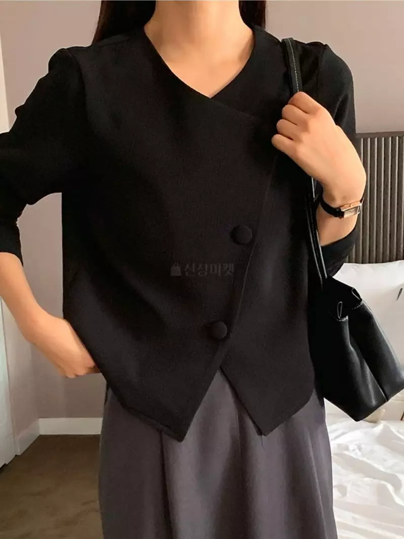Tahiti - Korean Women Fashion - #womensfashion - Unbal Blouse - 11