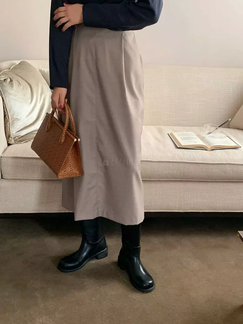 Tahiti - Korean Women Fashion - #momslook - Shelly Long Skirt - 4