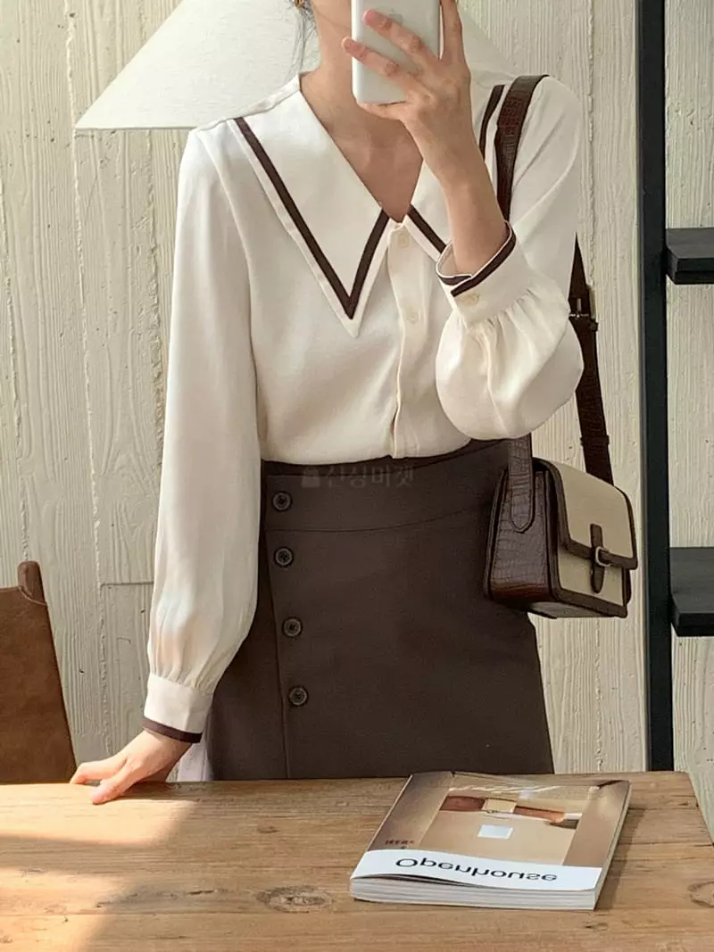 Tahiti - Korean Women Fashion - #womensfashion - Sailor Blouse - 3