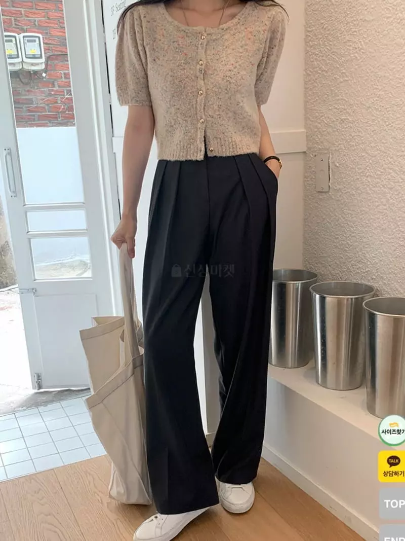 Tahiti - Korean Women Fashion - #womensfashion - Ppoyong Puff Cardigan