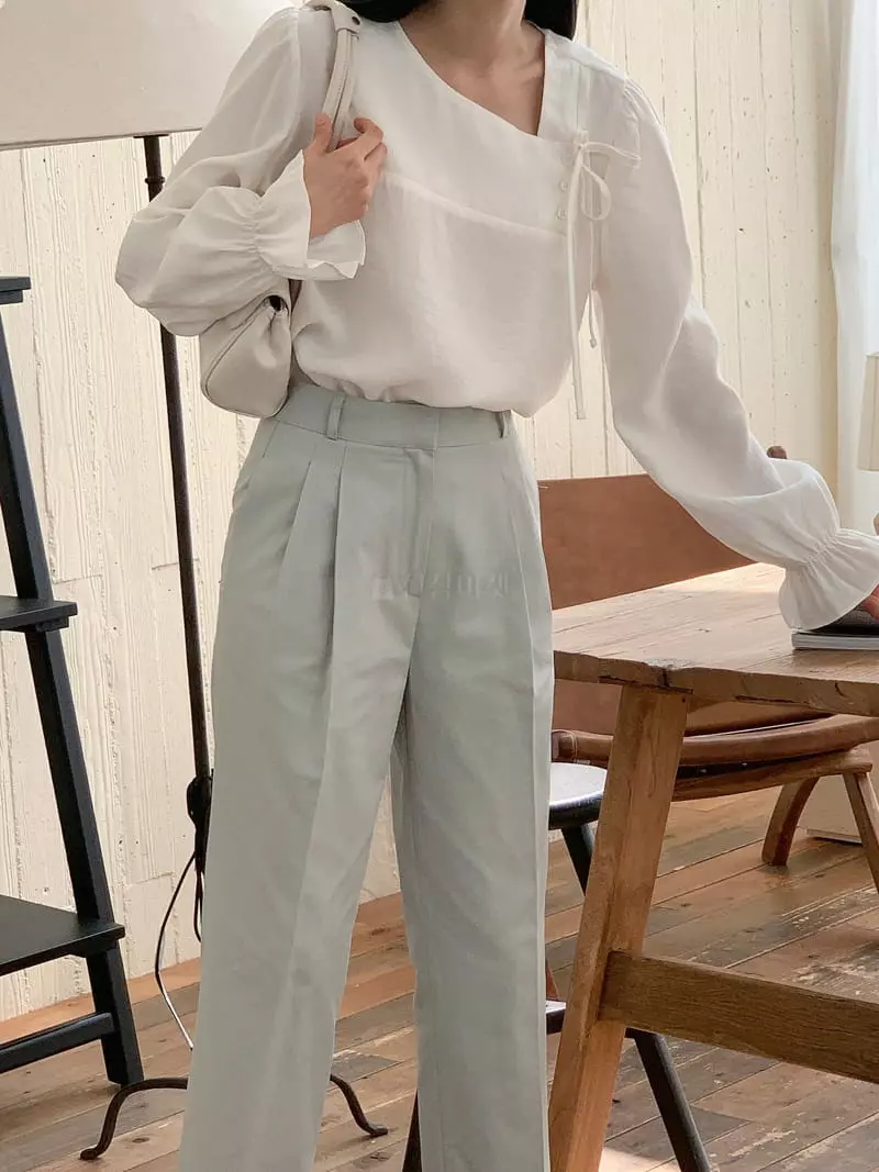 Tahiti - Korean Women Fashion - #womensfashion - Dallin Blouse - 7