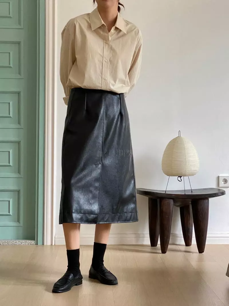 Talktalk - Korean Women Fashion - #momslook - Peanut Midi Skirt - 7