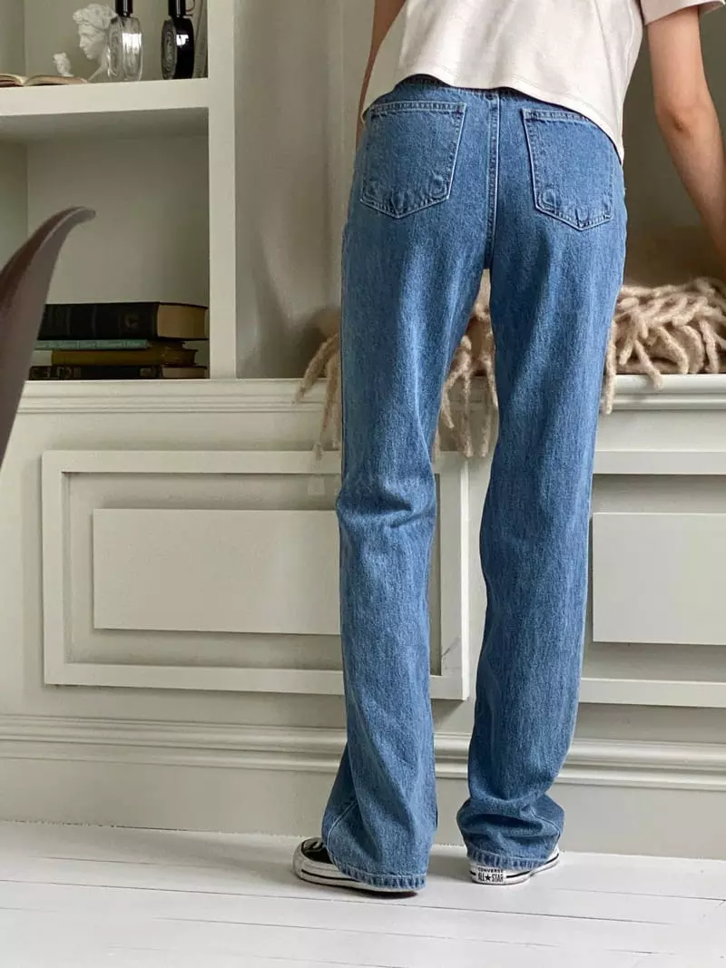 Talktalk - Korean Women Fashion - #momslook - Fling Jeans - 6