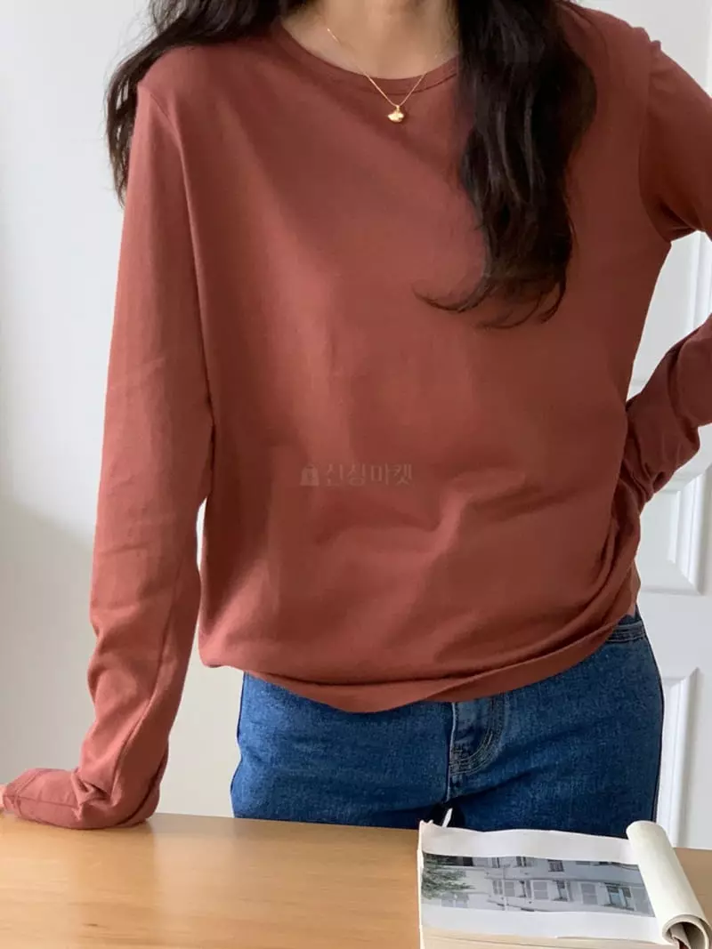 Talktalk - Korean Women Fashion - #momslook - Cozy Piping Tee - 5