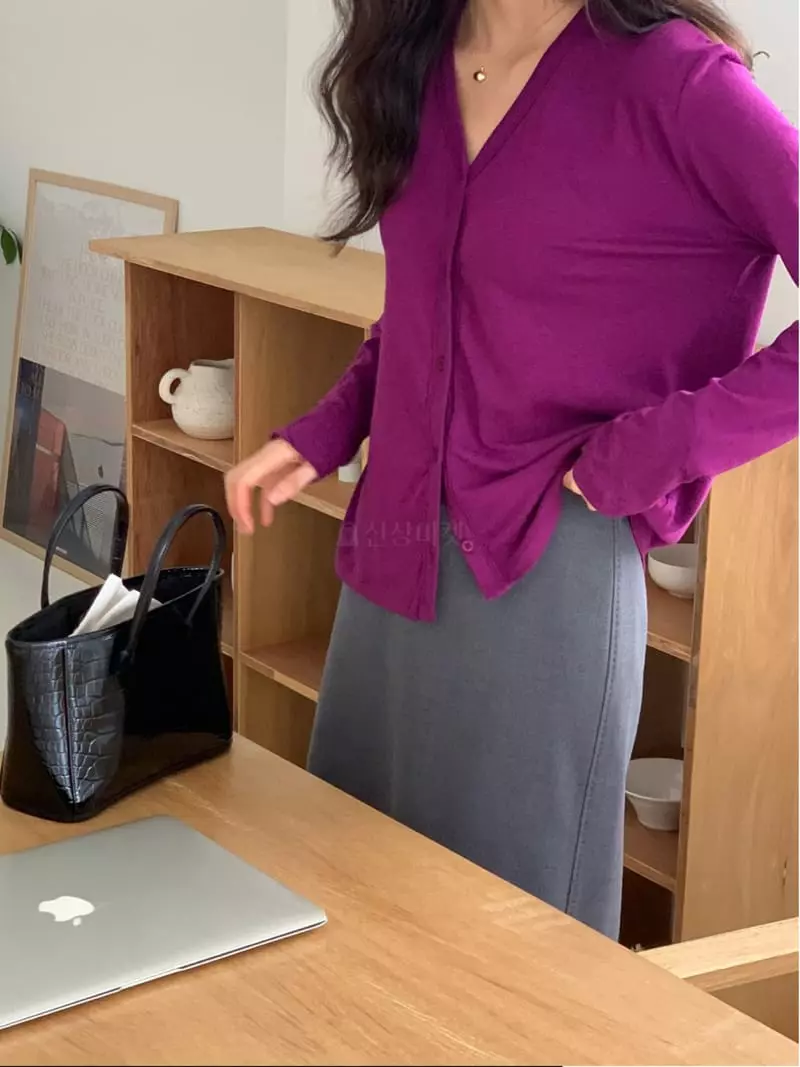 Talktalk - Korean Women Fashion - #momslook - Terace Cardigan
