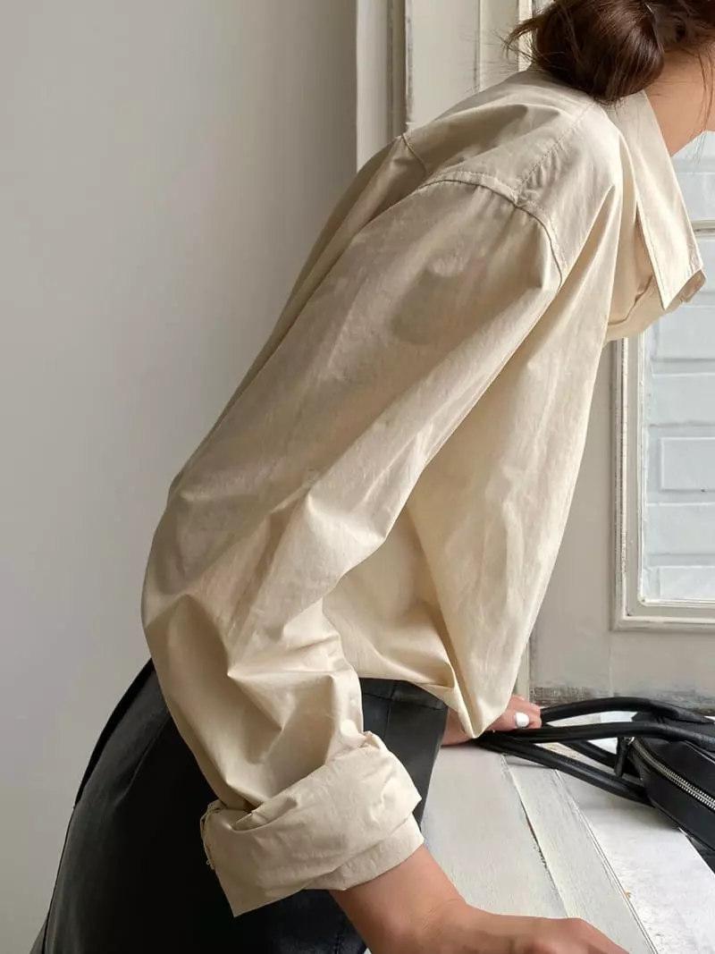 Talktalk - Korean Women Fashion - #momslook - Cotton Shirt - 7