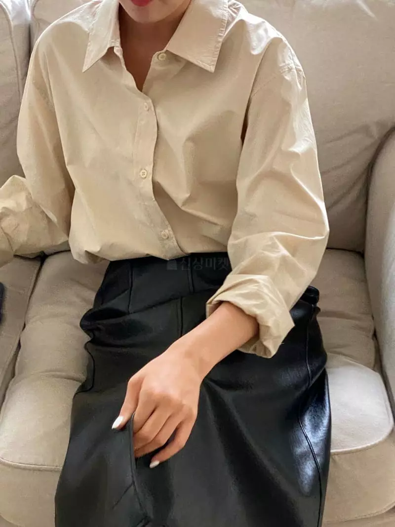 Talktalk - Korean Women Fashion - #momslook - Cotton Shirt - 8