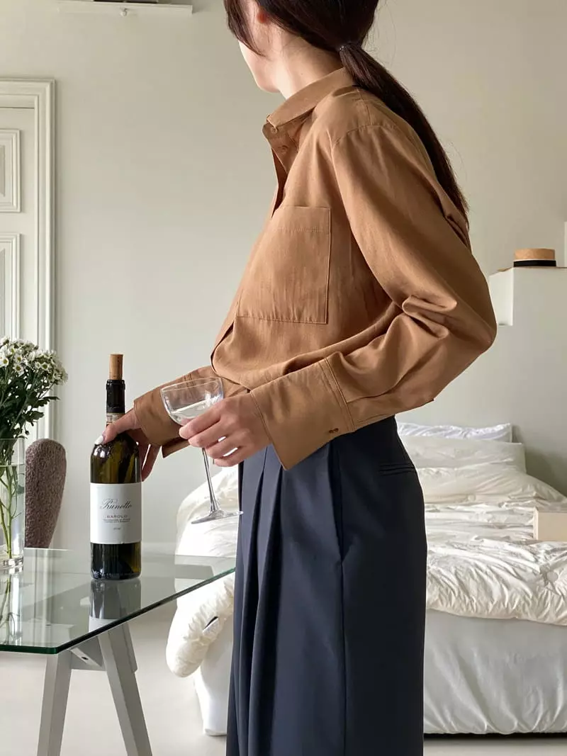 Talktalk - Korean Women Fashion - #momslook - Ov Blouse - 4