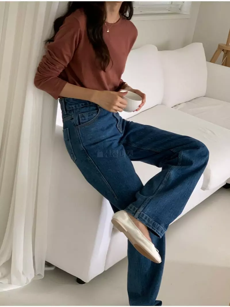 Talktalk - Korean Women Fashion - #momslook - Andy Jeans - 2