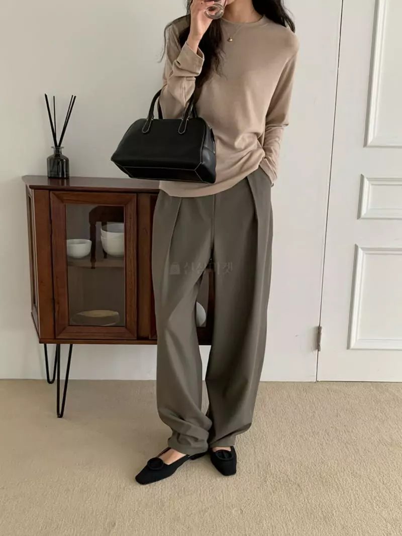 Talktalk - Korean Women Fashion - #momslook - Brody Pants - 9