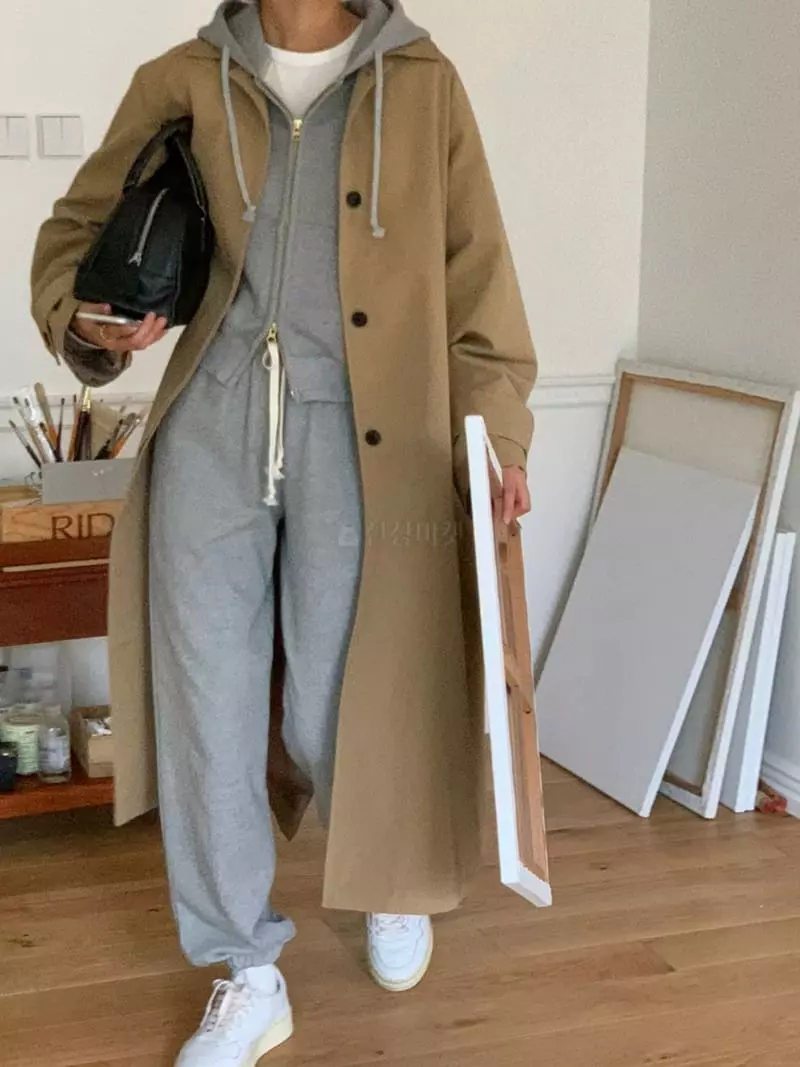 Talktalk - Korean Women Fashion - #momslook - Mac Coat - 11