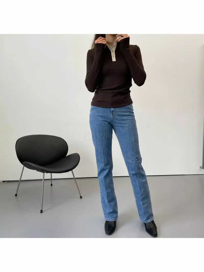 Talktalk - Korean Women Fashion - #momslook - Lona Turtleneck Tee - 10