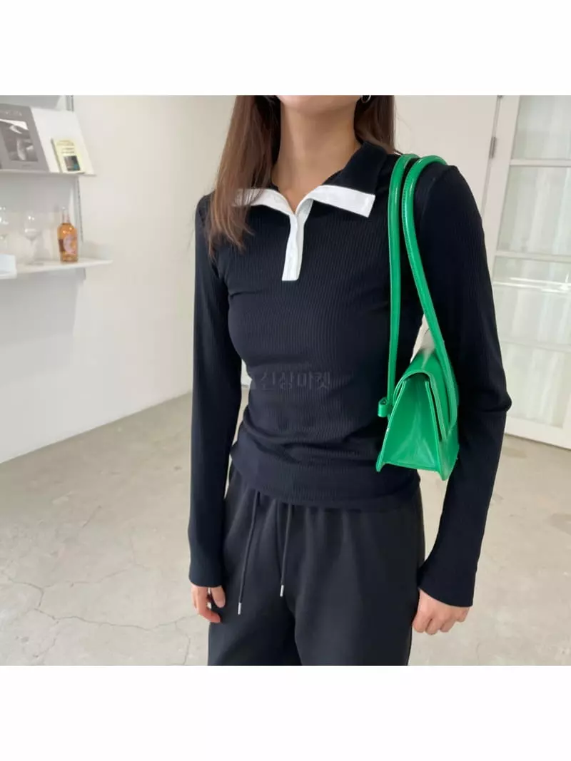 Talktalk - Korean Women Fashion - #momslook - Lona Turtleneck Tee - 12