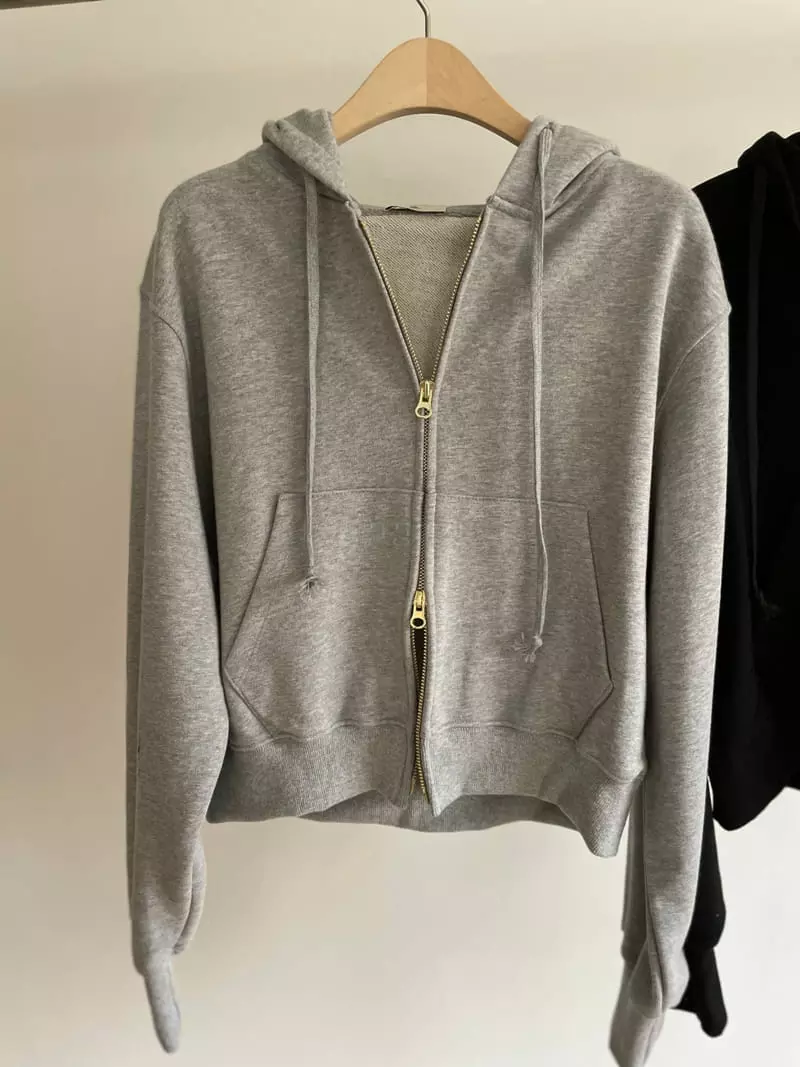 Talktalk - Korean Women Fashion - #momslook - Rea Crop Hoody - 11