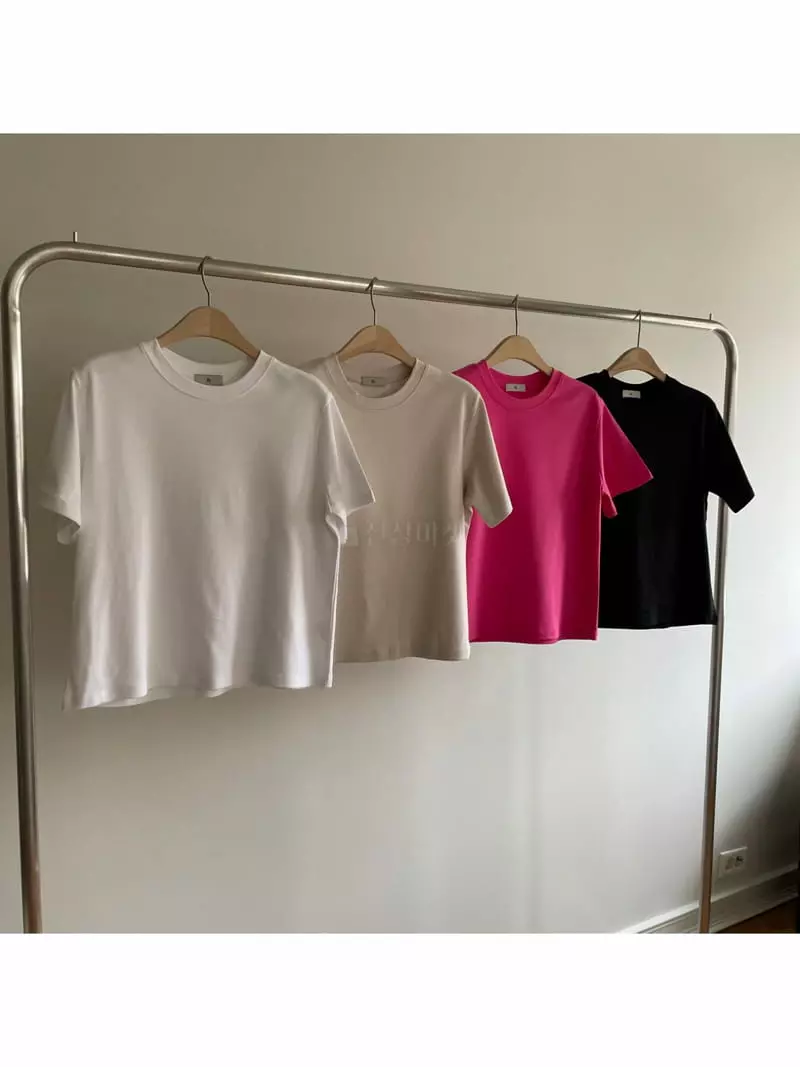 Talktalk - Korean Women Fashion - #momslook - Toko Crop Tee - 5