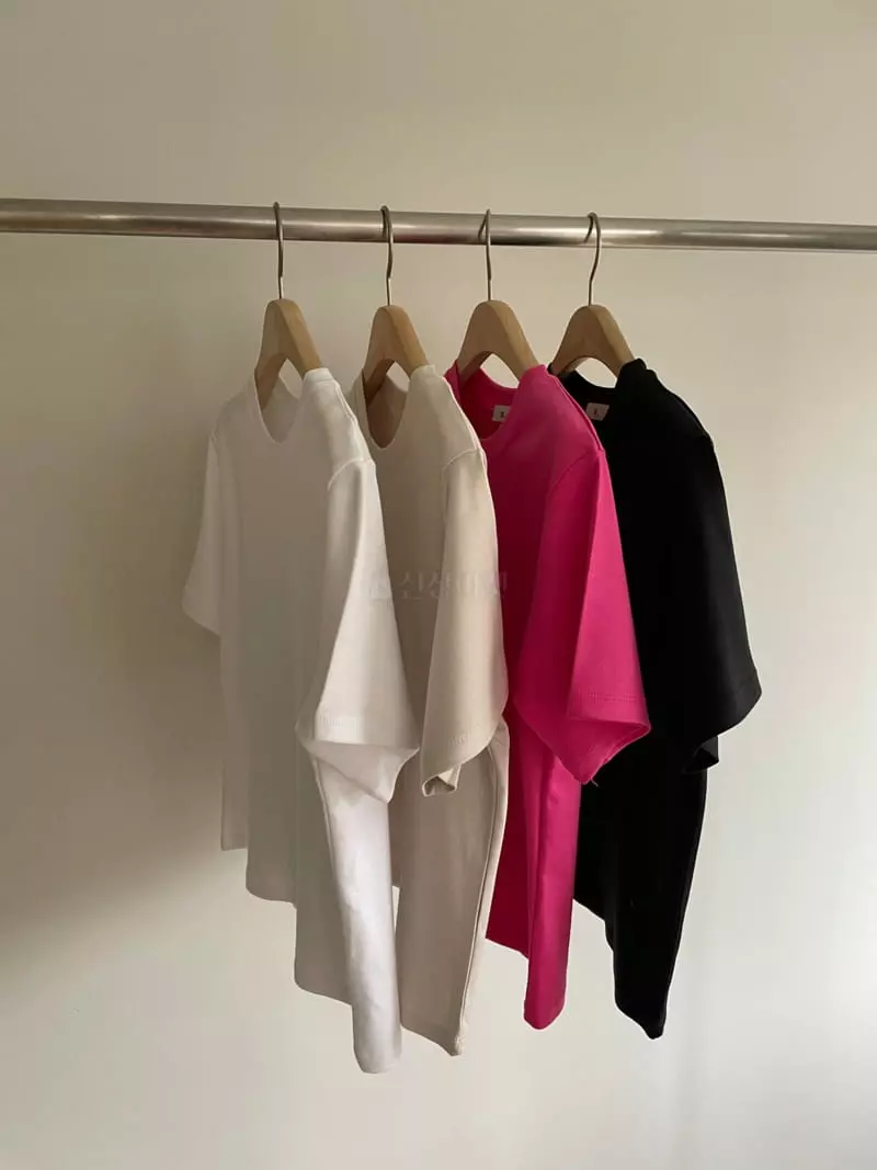 Talktalk - Korean Women Fashion - #momslook - Toko Crop Tee - 7