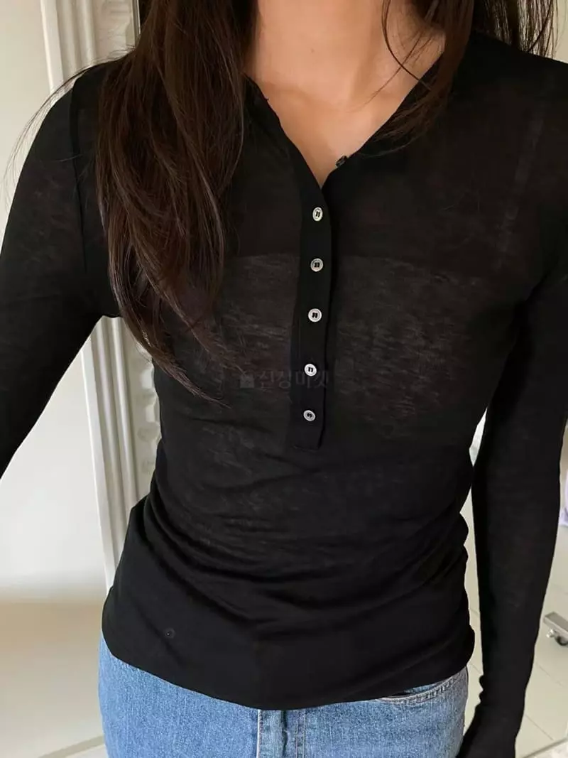 Talktalk - Korean Women Fashion - #momslook - Now Helin Tee - 2