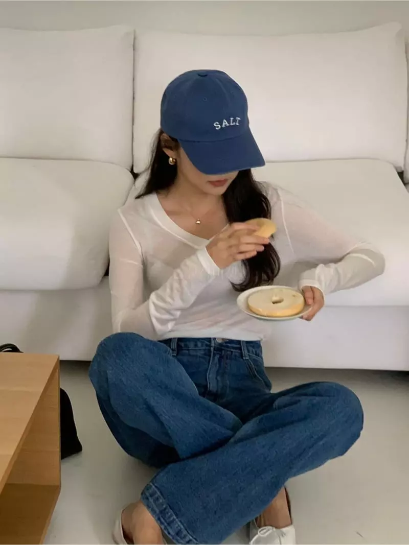 Talktalk - Korean Women Fashion - #shopsmall - Yort V Tee - 12
