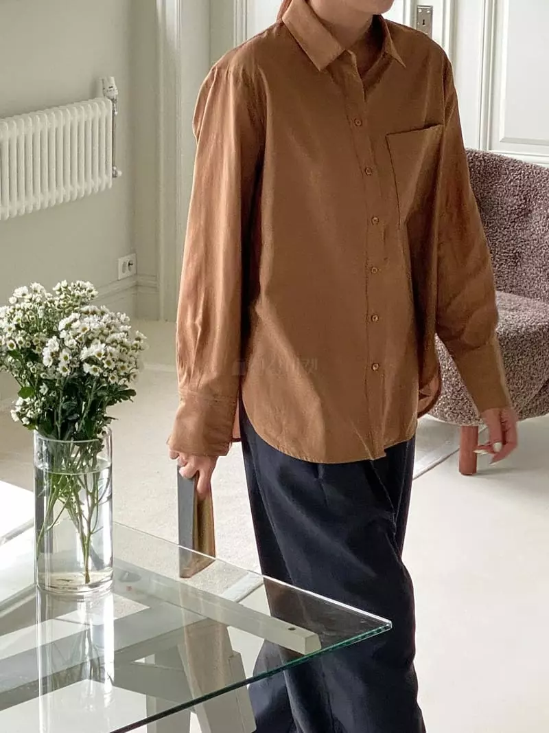Talktalk - Korean Women Fashion - #vintageinspired - Ov Blouse - 6