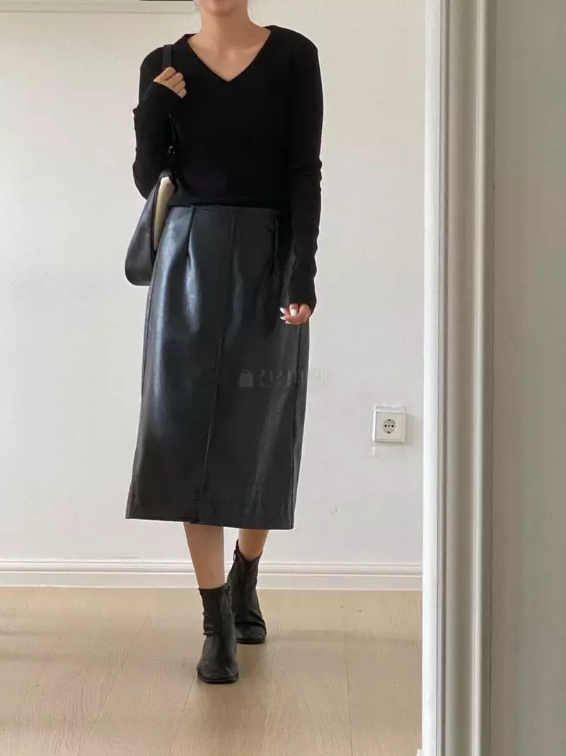 Talktalk - Korean Women Fashion - #womensfashion - Peanut Midi Skirt - 12