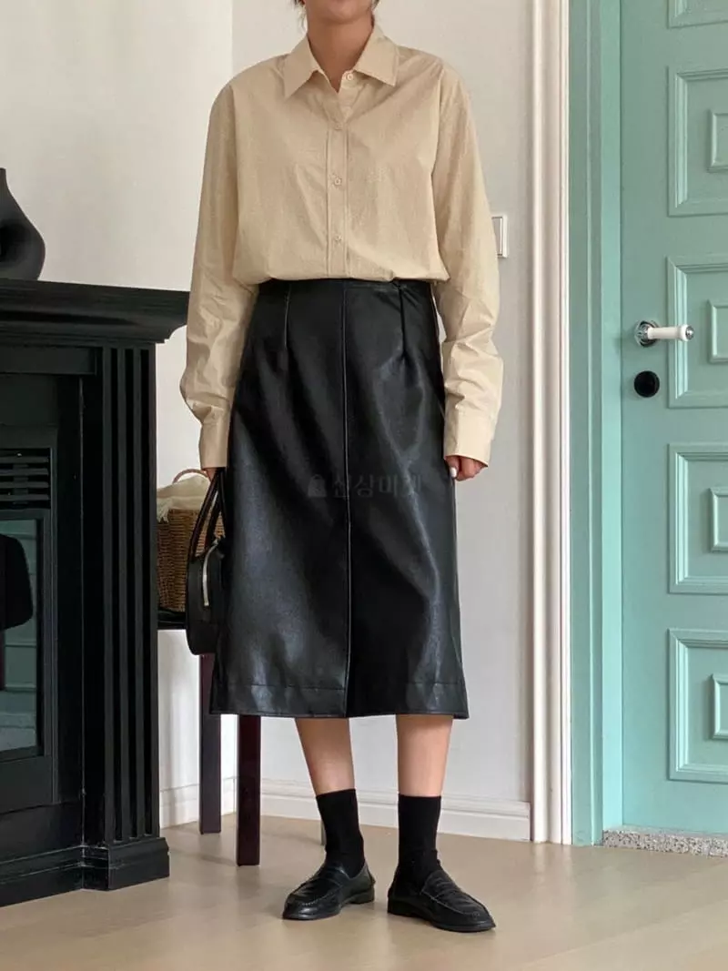 Talktalk - Korean Women Fashion - #womensfashion - Peanut Midi Skirt - 8