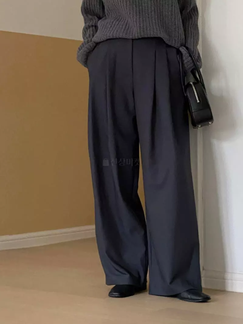 Talktalk - Korean Women Fashion - #womensfashion - Two Tuck Pants - 9