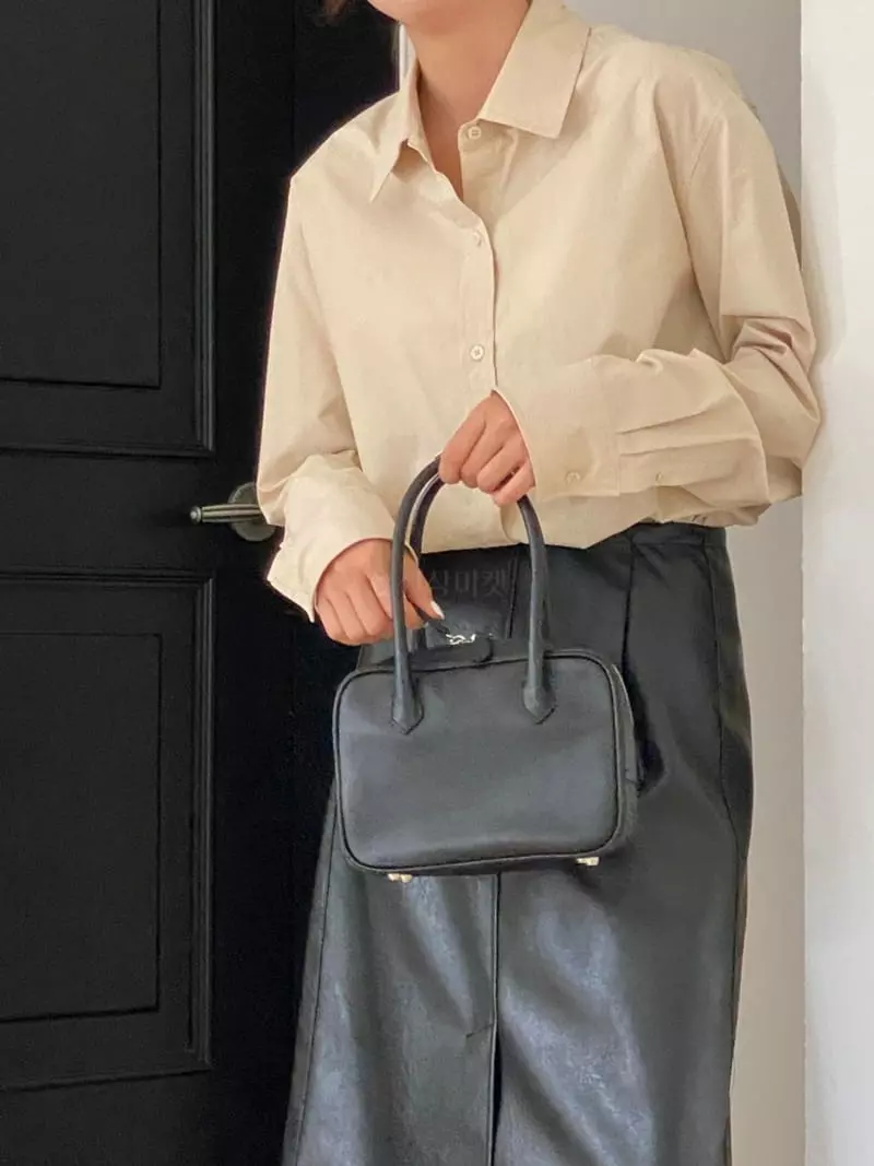Talktalk - Korean Women Fashion - #womensfashion - Cotton Shirt