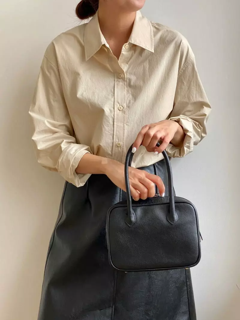 Talktalk - Korean Women Fashion - #womensfashion - Cotton Shirt - 5