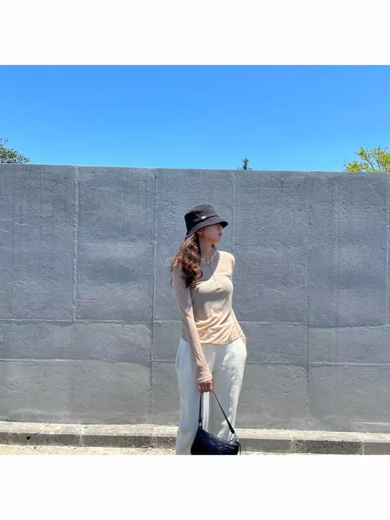 Talktalk - Korean Women Fashion - #womensfashion - Wear Loose Button Tee - 2