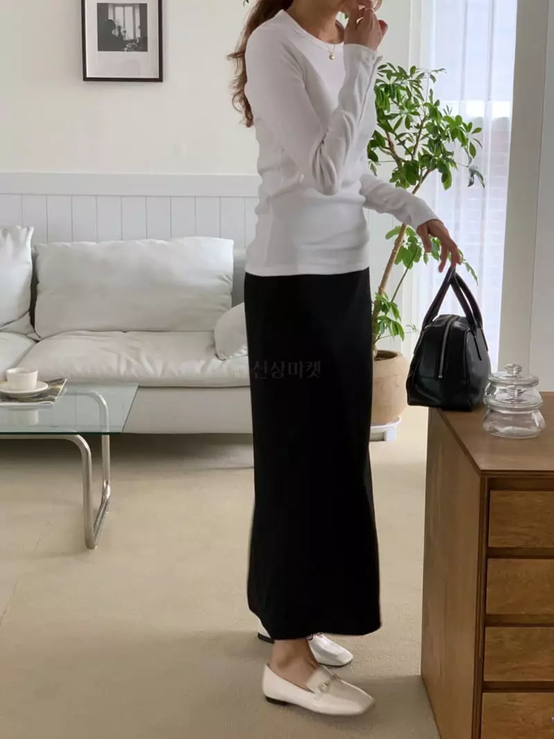 Talktalk - Korean Women Fashion - #womensfashion - Soldy Button Tee - 9