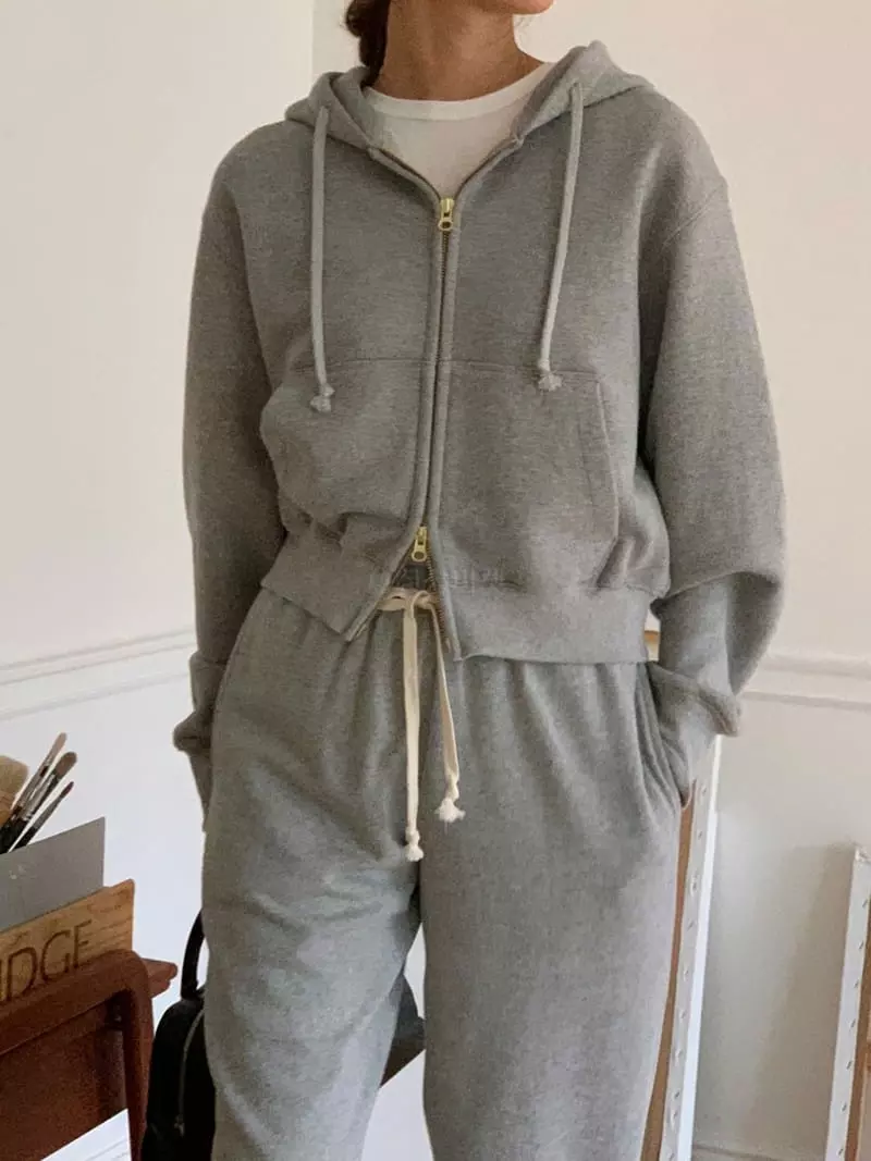Talktalk - Korean Women Fashion - #womensfashion - Rea Crop Hoody - 10