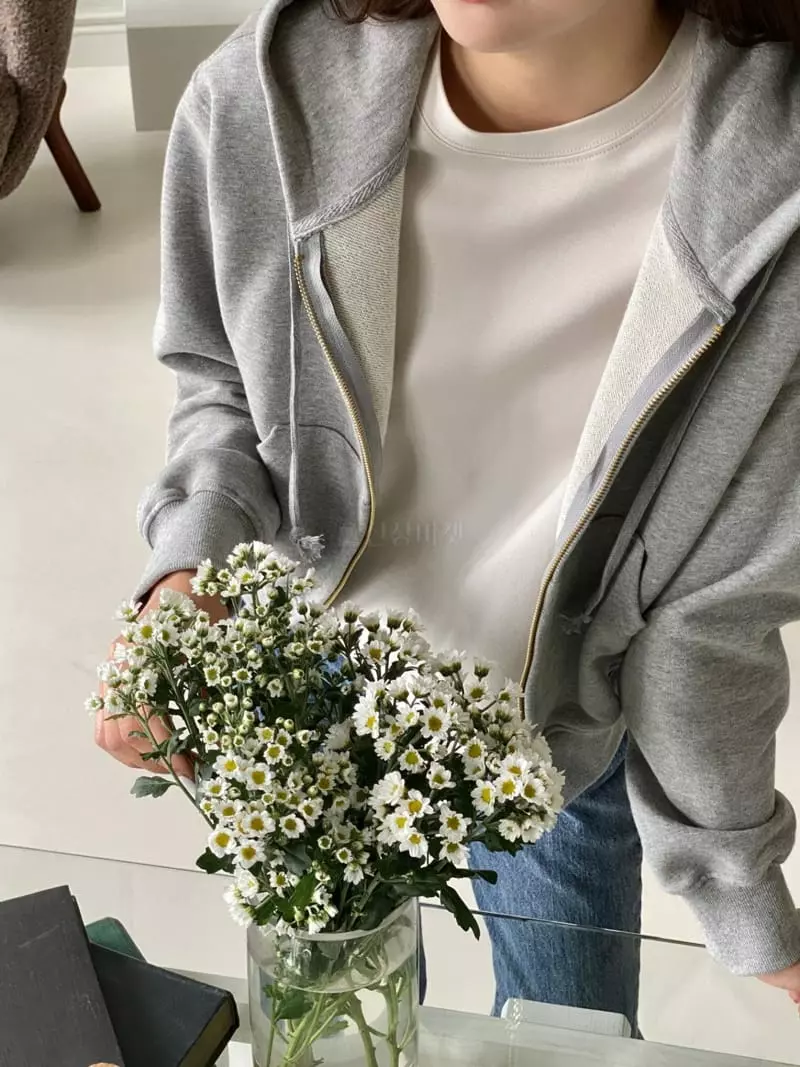 Talktalk - Korean Women Fashion - #womensfashion - Rea Crop Hoody - 2