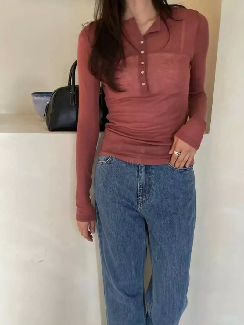 Talktalk - Korean Women Fashion - #womensfashion - Now Helin Tee - 5