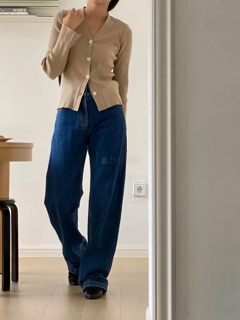 Talktalk - Korean Women Fashion - #womensfashion - V Neck Cardigan - 9