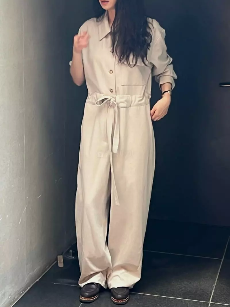 Taste - Korean Women Fashion - #momslook - Wool Jumpsuit - 2