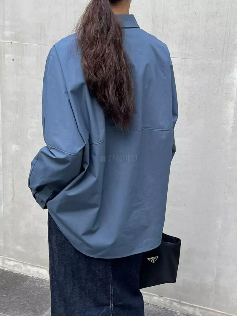 Taste - Korean Women Fashion - #momslook - Back Detail Shirt - 3