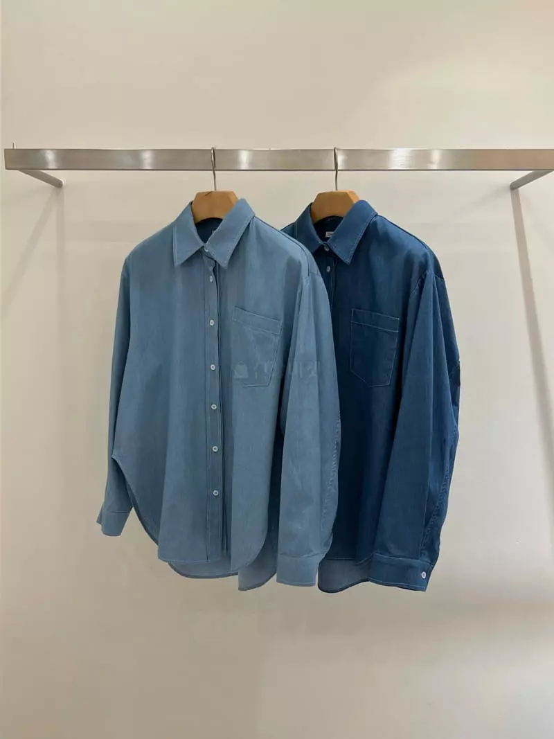 Taste - Korean Women Fashion - #momslook - Roa Denim Shirt