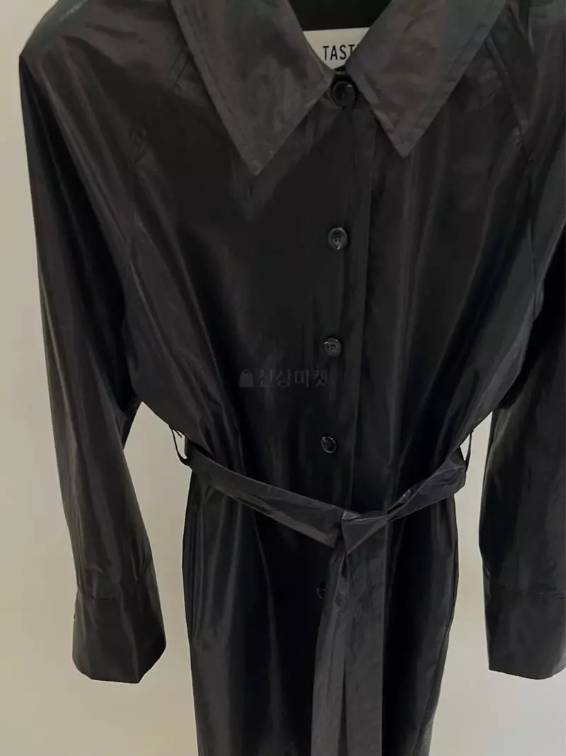 Taste - Korean Women Fashion - #momslook - Leather Shirt - 2
