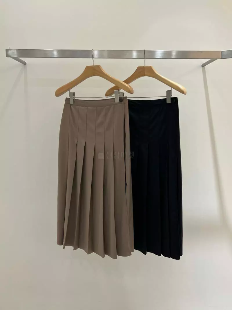 Taste - Korean Women Fashion - #momslook - Wrap Wrinkle Skirt