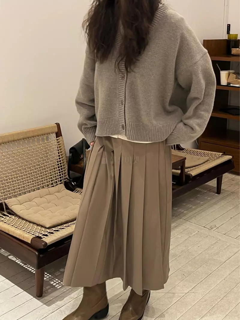 Taste - Korean Women Fashion - #momslook - Wrap Wrinkle Skirt - 5