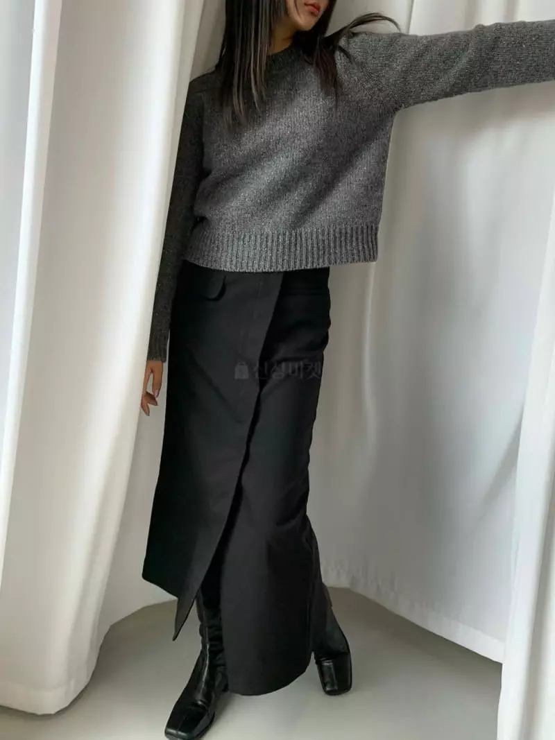 Taste - Korean Women Fashion - #momslook - Wrap Skirt - 2