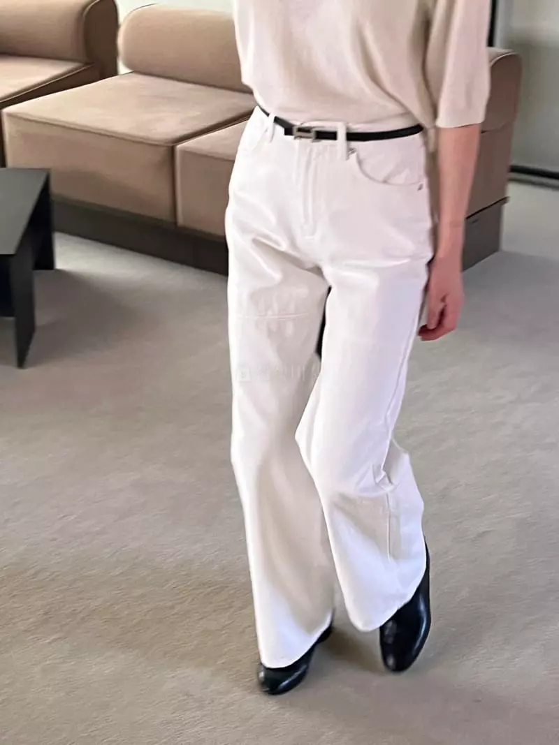 Taste - Korean Women Fashion - #momslook - Dyeing Roll-up Pants - 2
