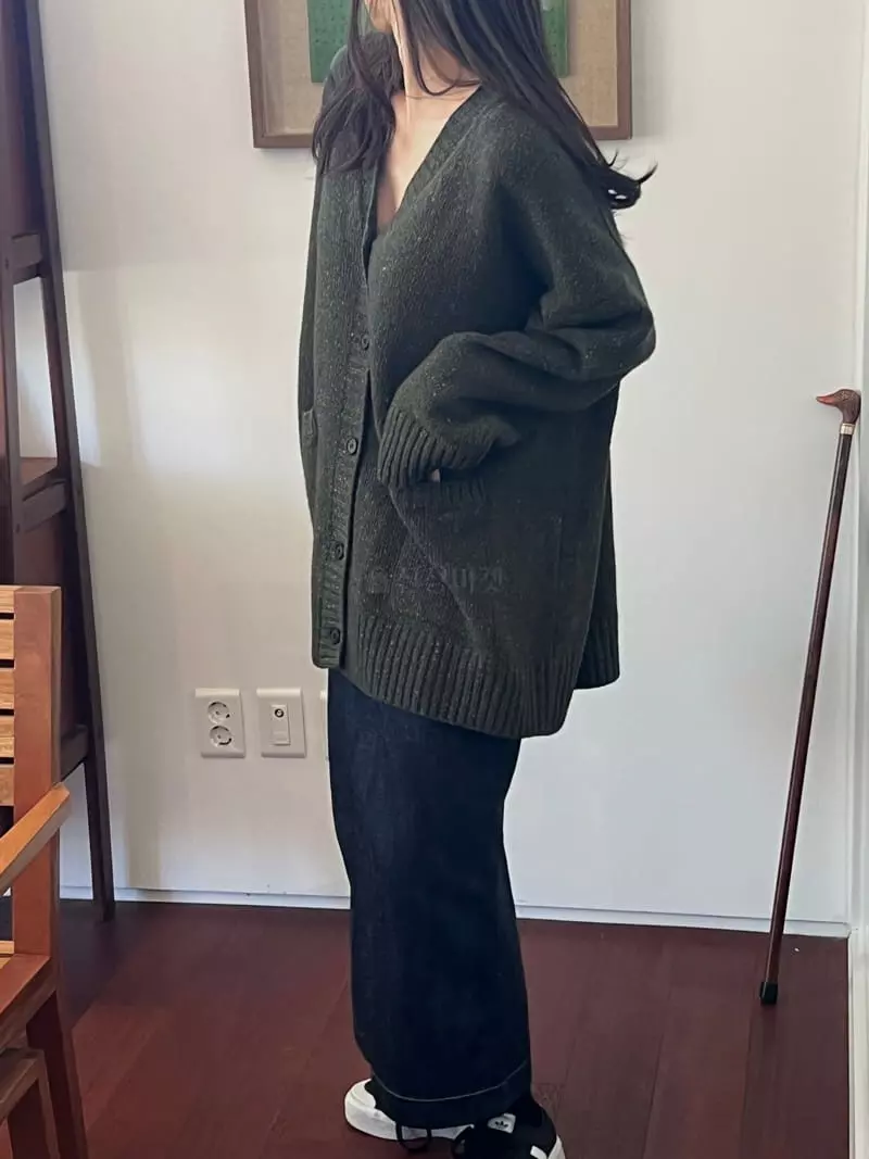 Taste - Korean Women Fashion - #momslook - Nef Long Cardigan - 5