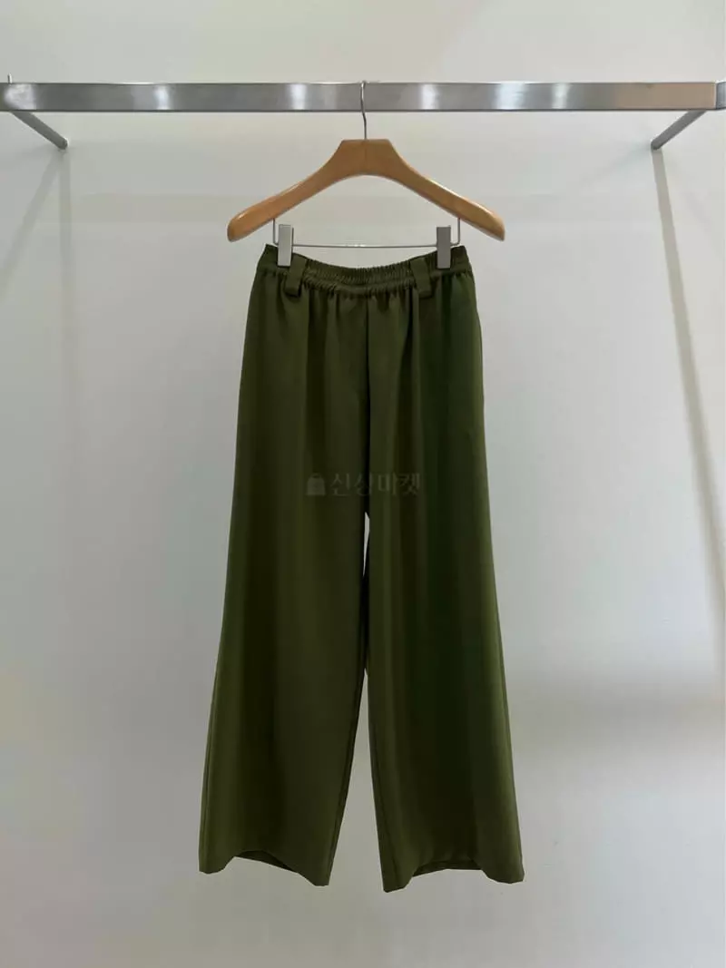 Taste - Korean Women Fashion - #restrostyle - Blend Pants - 3