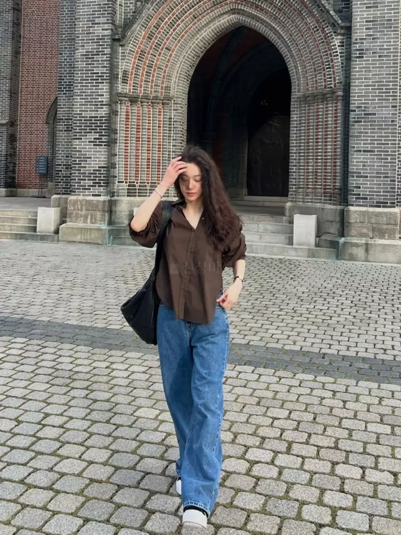 Taste - Korean Women Fashion - #restrostyle - Brand Denim Pants