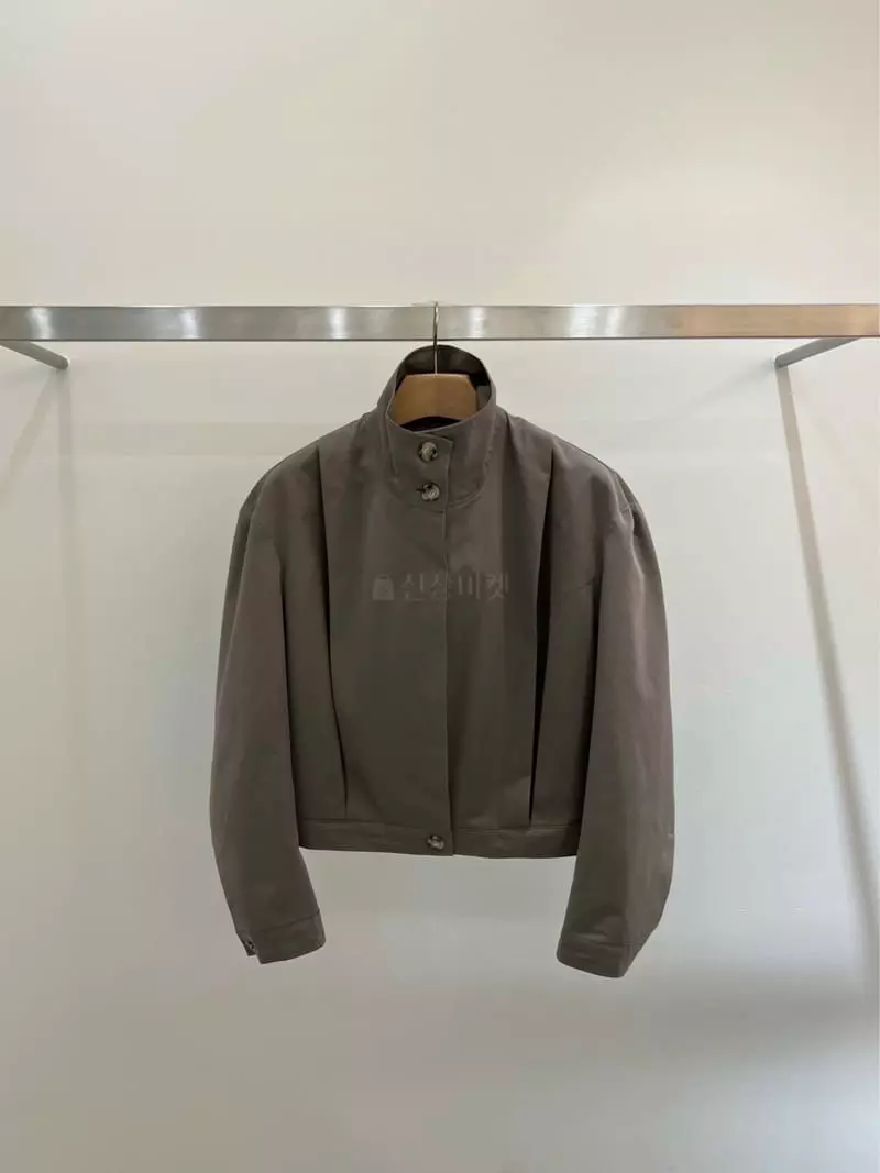 Taste - Korean Women Fashion - #thatsdarling - High Neck Jacket - 7